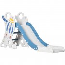 Qaba Kids Indoor Slide for Toddlers Ages 1.5-3, Small Toddler Slide, Space Toy Playset, Blue Qaba Kids Indoor Slide for Toddlers Ages 1.5-3, Small Toddler Slide, Space Toy Playset, Blue
