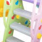 5 in 1 Slide and Swing Playing Set, Toddler Extra-Long Slide with 2 Basketball Hoops, Football