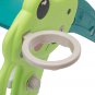 Kids Slide, Freestanding Toddler Climber with Basketball Hoop for Indoor and Outdoor Play, Green