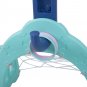 5 in 1 Slide and Swing Playing Set, Toddler Extra-Long Slide with 2 Basketball Hoops, Football