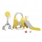 5-in-1 slide Car - yellow gray