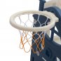 Large Kids Slide with Slide Storage, Basketball, Basketball Hoop and Telescope for In and Outdoors