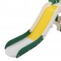 Large Kids Slide with Slide Storage, Basketball, Basketball Hoop and Telescope for In-and-Outdoors