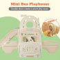 Kids Slide Playset Structure 9 in 1, Freestanding Castle Climbing Crawling Playhouse with Slide