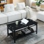 Lift and Lift Coffee Table with Hidden Dividers and Storage Shelves, Lift and Lift Tempered Glass