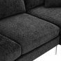 84 " Convertible Sectional Sofa, Modern Chenille L-Shaped Sofa Couch with Reversible Chaise Lounge