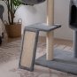 Cat Tree, 105-Inch Cat Tower for Indoor Cats, Plush Multi-Level Cat Condo with 3 Perches, 2 Caves