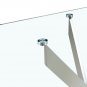 BL-16080-CLEAR GLASS-SLIVER TABLE CLEAR GLASS TOP