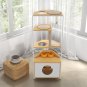 Corner Cat Tower, Cat Tree with Scratching Post, Cat Condo with Feeding Station