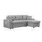 MEGA convertible corner sofa with armrest storage, living room and apartment sectional sofa