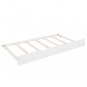 Wooden Twin Size House Bed with Trundle,Kids Bed with Shelf, White