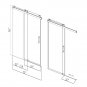 Elan 68 to 72 in. W x 76 in. H Sliding Frameless Soft-Close Shower Door with Premium 3/8 Inch (10mm)