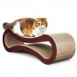 FluffyDream Cat Scratcher Cardboard, Scratching Pad House Bed Furniture Protector, Infinity Shape