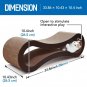 FluffyDream Cat Scratcher Cardboard, Scratching Pad House Bed Furniture Protector, Infinity Shape