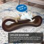 FluffyDream Cat Scratcher Cardboard, Scratching Pad House Bed Furniture Protector, Infinity Shape
