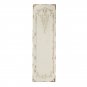 Set of 3 Large White Wall Art Panel Rectangle Wall Sculpture Wall Décor for Living Room Dining Room