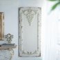 Set of 3 Large White Wall Art Panel Rectangle Wall Sculpture Wall Décor for Living Room Dining Room