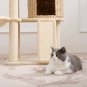 Cat Tree, 59-Inch Cat Tower for Indoor Cats, Plush Multi-Level Cat Condo with 2 Perches, 2 Caves