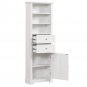 Tall Bathroom Storage Cabinet,Cabinet with One Door and Two Drawers, Freestanding Storage