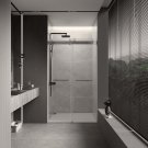 60" W x 76" H Double Sliding Frameless Soft-Close Shower Door with Premium 3/8 Inch Thick Glass 60" W x 76" H Double Sliding Frameless Soft-Close Shower Door with Premium 3/8 Inch Thick Glass