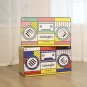 Tinklylife Cat Condo Scratcher Post Cardboard, Rectangle Shape Stereo Pattern Cat Scratching House