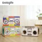 Tinklylife Cat Condo Scratcher Post Cardboard, Rectangle Shape Stereo Pattern Cat Scratching House
