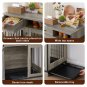 Furniture Dog crate, indoor pet crate end tables, decorative wooden kennels with removable trays.