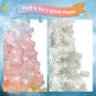 6ft Artificial Christmas Tree with 300 LED Lights and 600 Bendable Branches, Christmas Tree Holiday