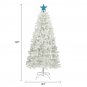 6ft Artificial Christmas Tree with 300 LED Lights and 600 Bendable Branches, Christmas Tree Holiday