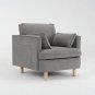 Modern Fabric Decorative Chair Armchair Upholstered Reading Chair Single Sofa Casual Club Chair