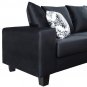 110*85" Modern U Shape Sectional Sofa, Velvet Corner Couch with Lots of Pillows Included,Elegant