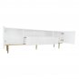 U-Can Modern TV Stand for 70+ Inch TV, Entertainment Center TV Media Console Table, with Shelf