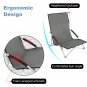 YSSOA Beach Camping Folding Adults with Carry Bag︱Low Profile, Lightweight, Portable Chair