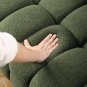 62.2" length ,35.83" deepth ,human body structure for USA people, marshmallow sofa, boucle sofa
