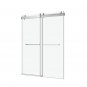 Elan 68 to 72 in. W x 76 in. H Sliding Frameless Soft-Close Shower Door with Premium 3/8 Inch (10mm)
