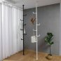 Adjustable Laundry Pole Clothes Drying Rack Coat Hanger DIY Floor to Ceiling Tension Rod Organizer
