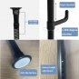 Adjustable Laundry Pole Clothes Drying Rack Coat Hanger DIY Floor to Ceiling Tension Rod Organizer
