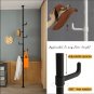 Adjustable Laundry Pole Clothes Drying Rack Coat Hanger DIY Floor to Ceiling Tension Rod Organizer