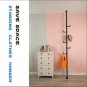 Adjustable Laundry Pole Clothes Drying Rack Coat Hanger DIY Floor to Ceiling Tension Rod Organizer