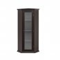 Freestanding Bathroom Cabinet with Glass Door, Corner Storage Cabinet for Bathroom, Living Room