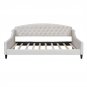 Modern Luxury Tufted Button Daybed, Full, Beige