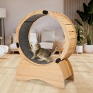 Cat Exercise Wheel – Running, Spinning, and Scratching Fun, Cat Treadmill with Carpeted Runway Cat Exercise Wheel – Running, Spinning, and Scratching Fun, Cat Treadmill with Carpeted Runway