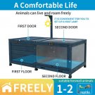Tortoise Habitat Wooden Tortoise House w/Removable Waterproof Tray Indoor Turtle Enclosure Tortoise Habitat Wooden Tortoise House w/Removable Waterproof Tray Indoor Turtle Enclosure