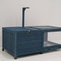 Tortoise Habitat Wooden Tortoise House w/Removable Waterproof Tray Indoor Turtle Enclosure