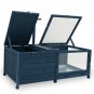 Tortoise Habitat Wooden Tortoise House w/Removable Waterproof Tray Indoor Turtle Enclosure