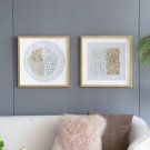 Set of 2 Shadow Box Wall Decor, Wall Decor Accent, 19.5" x 19.5" Set of 2 Shadow Box Wall Decor, Wall Decor Accent, 19.5" x 19.5"