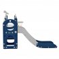 Kids Slide Playset Structure 9 in 1, Freestanding Spaceship Set with Slide, Arch Tunnel, Ring Toss