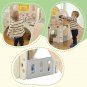 Kids Slide Playset Structure 9 in 1, Freestanding Castle Climbing Crawling Playhouse with Slide