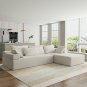 Modern Upholstered Sectional Sofa Couch Set,Modular 108" L Shaped Sectional Living Room Sofa Set
