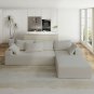Modern Upholstered Sectional Sofa Couch Set,Modular 108" L Shaped Sectional Living Room Sofa Set